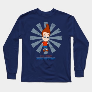 Jimmy Neutron Retro Japanese Long Sleeve T-Shirt